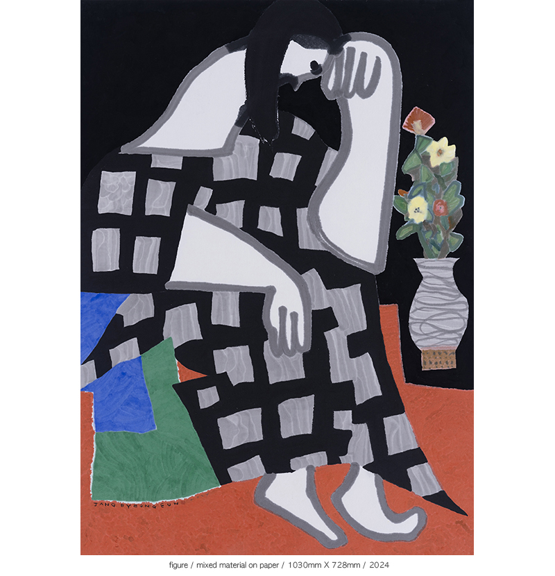 Jang Byeong Eun · Eastbrush · 张炳彥 · figure · mixed_material_on_paper · 1030mm_x_728mm · 2024